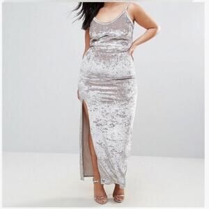 Club London Velvet Maxi Dress